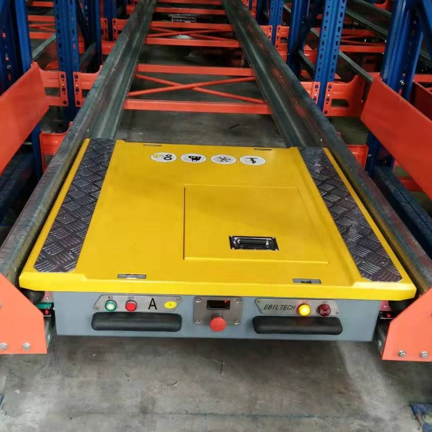 Heavy Duty Shuttle Pallet Racking System For Automated Warehouse Site