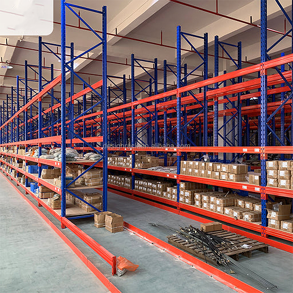 Logistics Center Pallet Rack Warehouse Rack Manufacturer Q235B Steel Heavy Duty Storage Rack Custom Design ISO Certified System