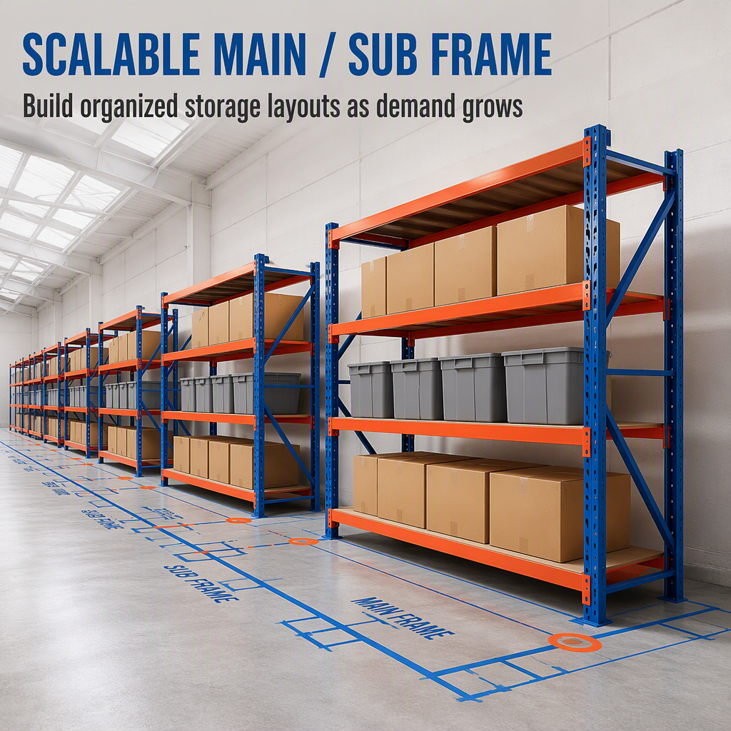 Warehouse Storage Rack Display and Installation Showcase