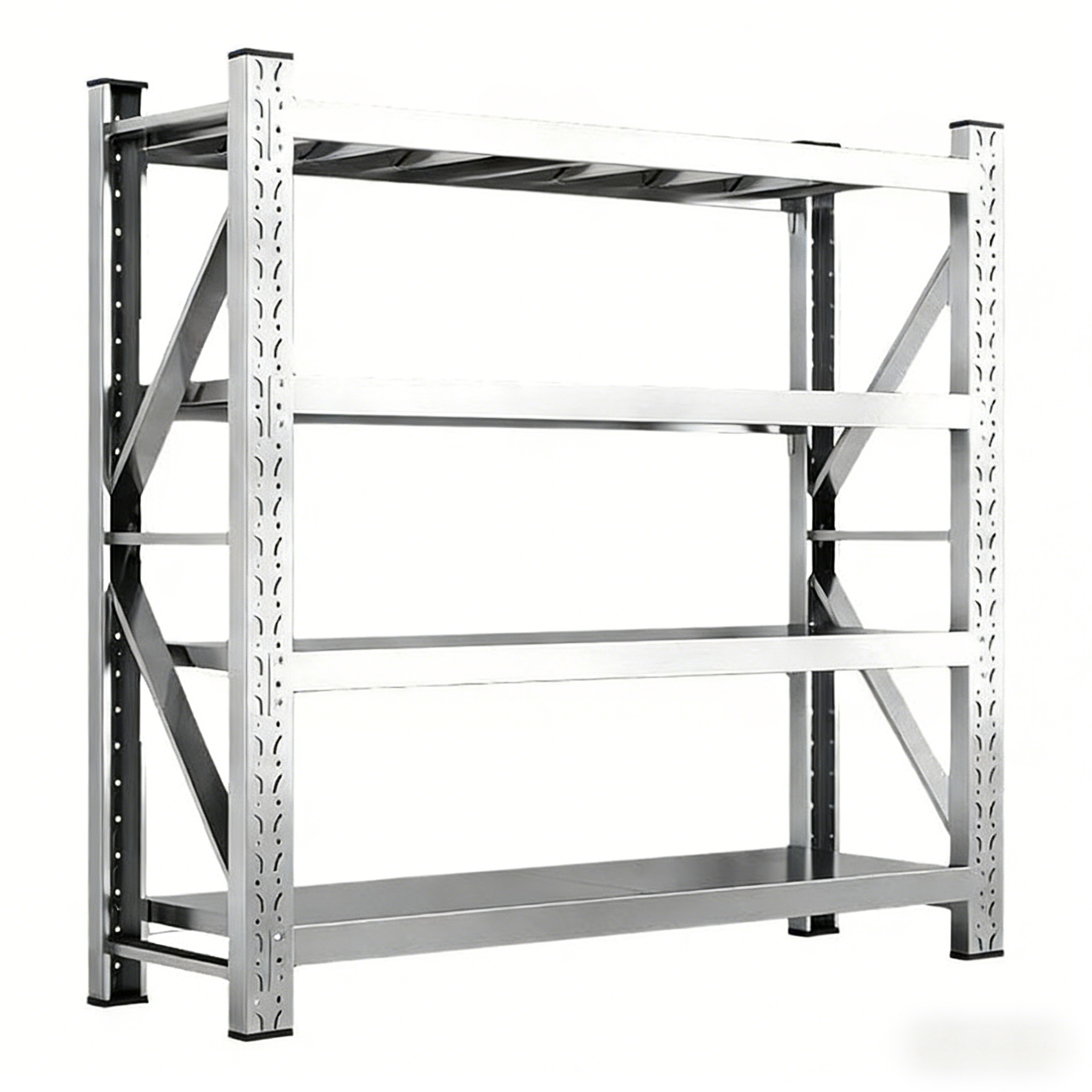 Commercial Light-Duty Storage Rack for Hotel Home Kitchen Stainless Steel Industrial Warehouse Pallet Shelf Home Commercial Use