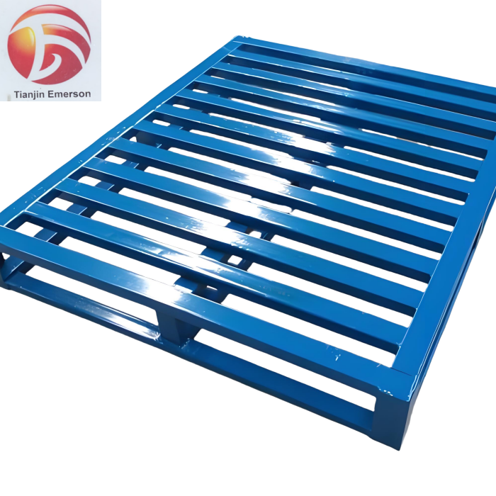 Maximize Efficiency High-grade Steel Construction Galvanized Steel Customized Pallet Iron-Steel-Pallet For Storage