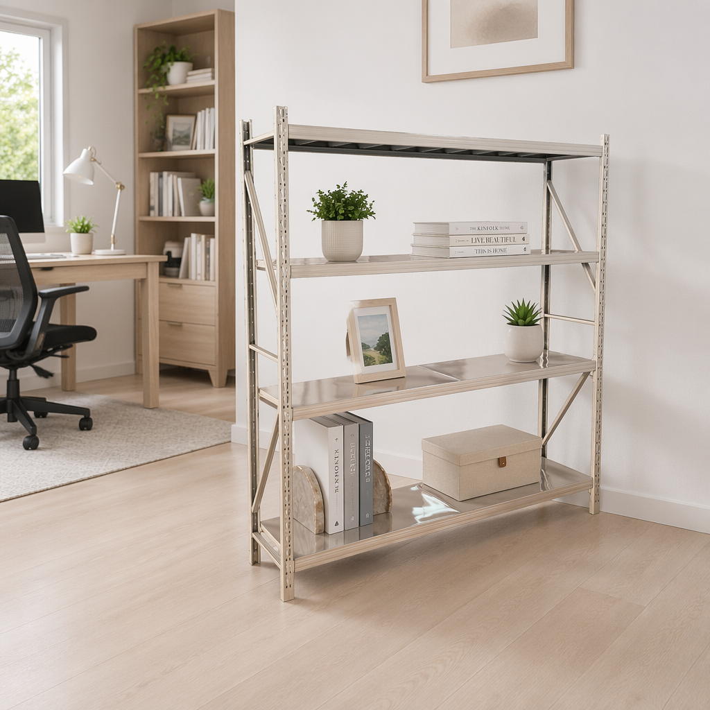 Custom Size Convenience Store Display Rack Economical Light Duty Shelving Small Warehouse Tiered Storage Rack