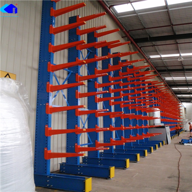 Jracking Structural Heavy Duty Portable Powder Coated Cantilever Rack For Long Materials
