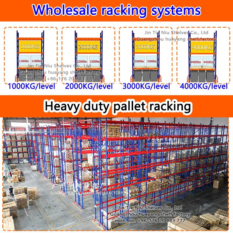 Stackable Storage Rack Pallet Racking Systems Warehouse Equipment 1000KG 2000KG 3000KG Pounds Tons
