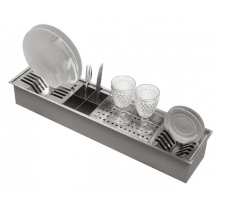 304 Stainless Steel Built in Dish Racks Drying Rack Display Racks for Kitchen