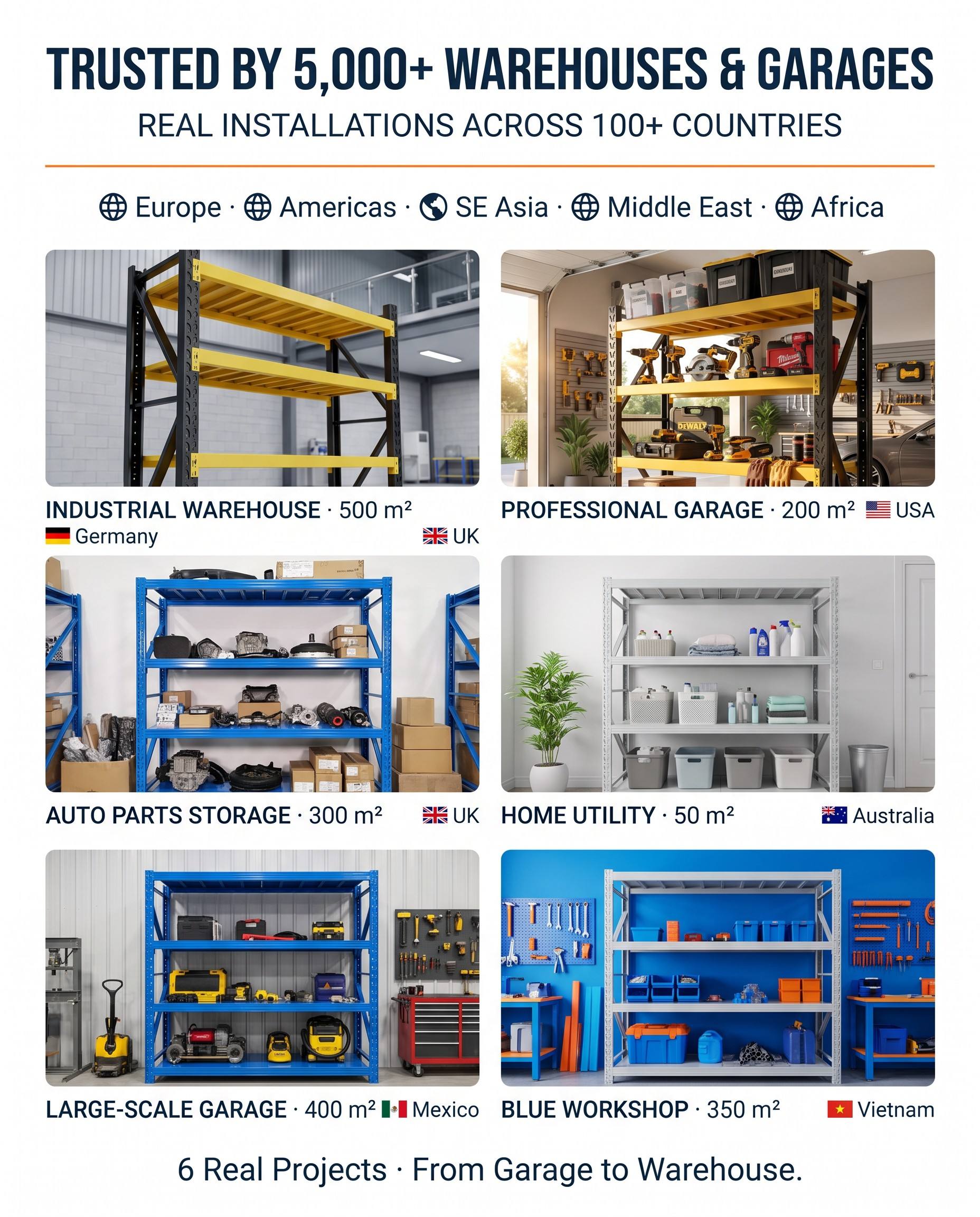 Shelving Light Duty Commercial Storage System For Stockroom Organization In Warehouses Garages And General Storage Areas