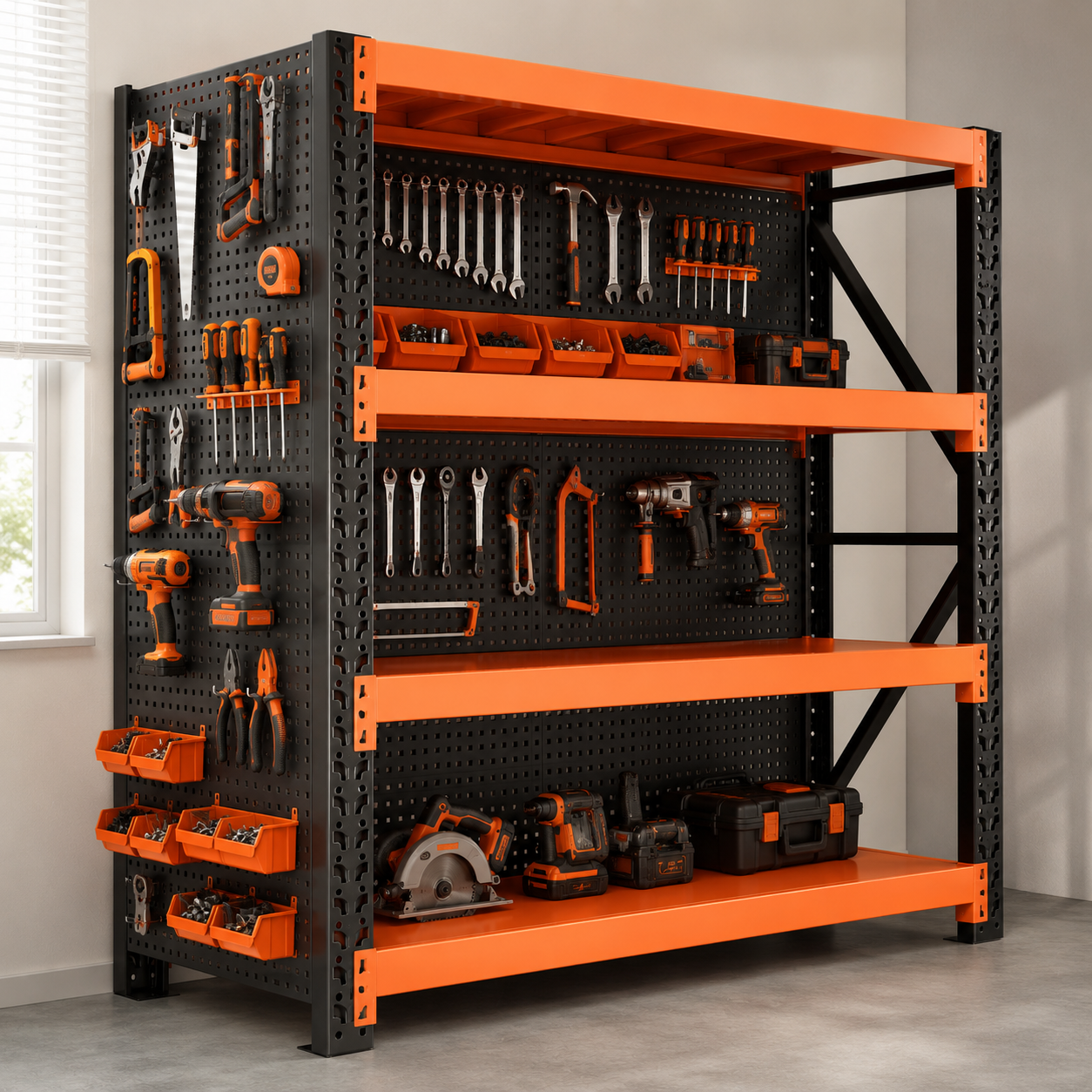 Long Span Shelving System Heavy Duty Steel Storage Rack for Warehouse Picking