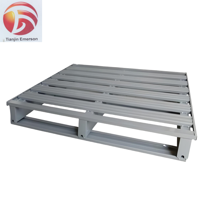 Maximize Efficiency High-grade Steel Construction Galvanized Steel Customized Pallet Iron-Steel-Pallet For Storage