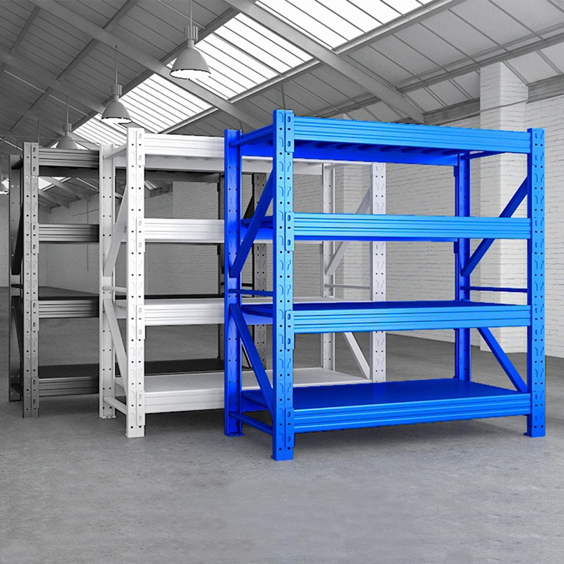 Long Span Multi-Function 5-Layer Steel Display Rack Heavy Duty Adjustable Features Durable Anti-Rust 500-800kg Capacity Wide Use