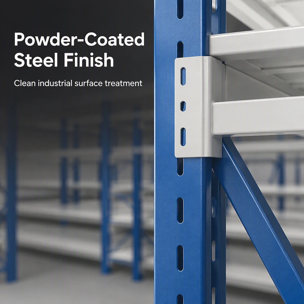 Industrial Longspan Shelving Unit Cold Rolled Steel Storage Rack Heavy Duty Warehouse Racking System for Logistics Center