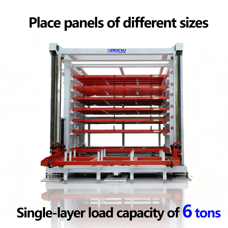 Fully Automatic Sheet Metal Warehouse Rack High Density Smart Storage With Loading Robot