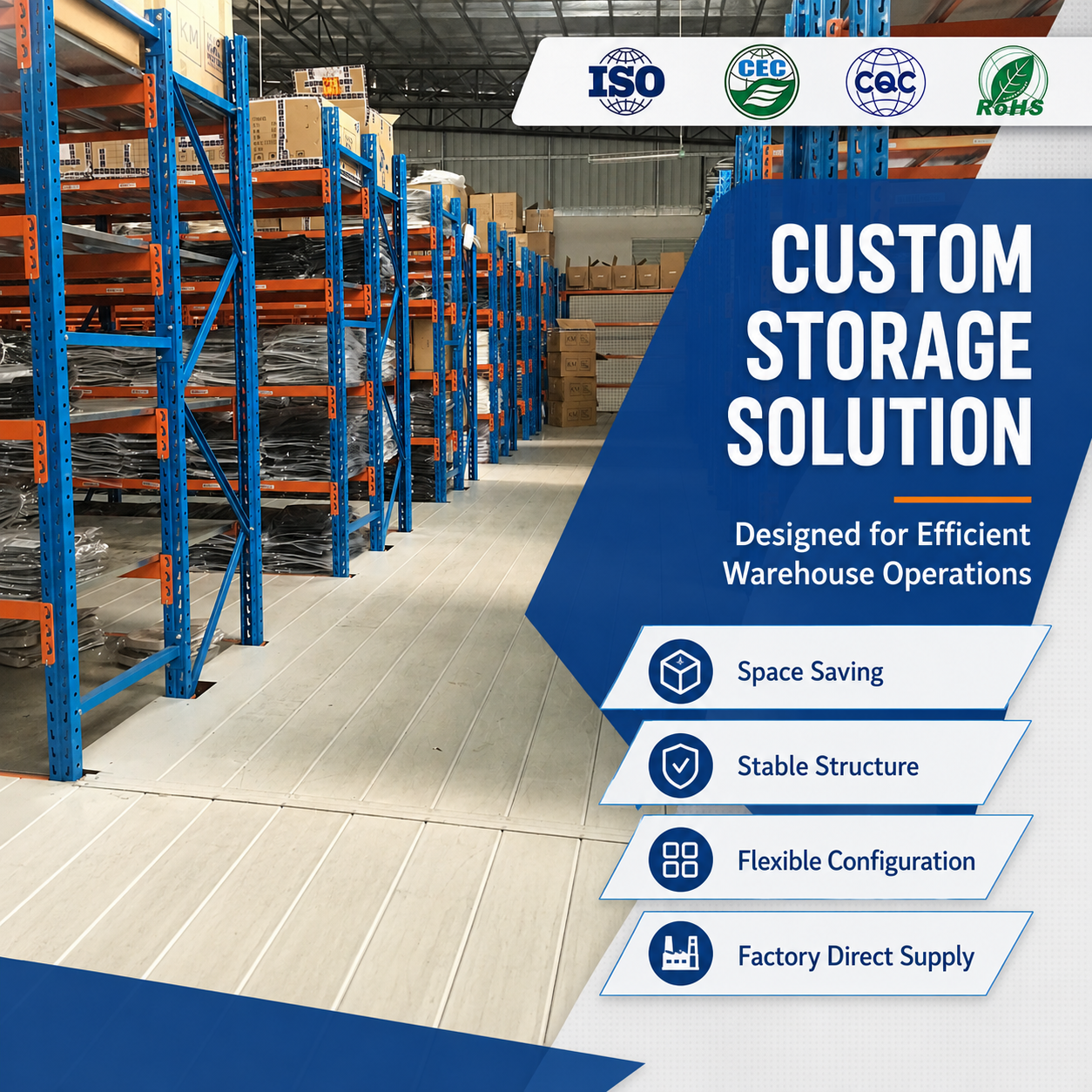 Custom Steel Structure Corrosion-Resistant Hot-Dip Galvanized Heavy Duty Pallet Rack Mezzanine Floor Warehouse Storage Loft