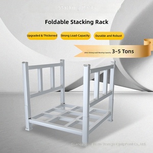Guangzhou Custom-Made Stackable Folding Steel Pallet Storage Racks
