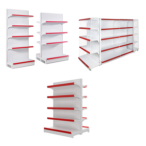 Light Duty Steel Supermarket Gondola Shelving System