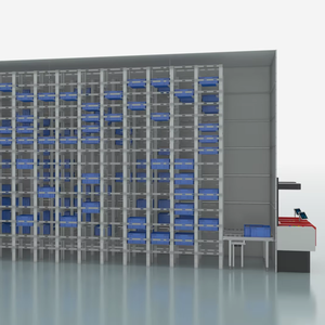 Factory Direct Steel 50kg Load Capacity Zinc Galvanized Smart Warehouse Shelving System for Small Parts
