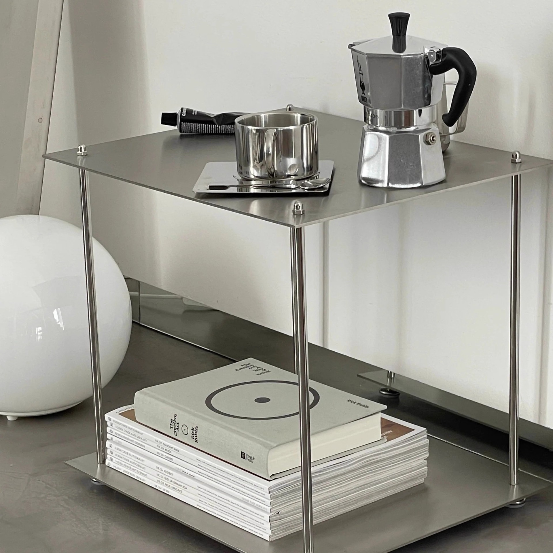 Stainless Steel Floor-Standing Multi-Tier Storage Rack Modular Bookshelf And Display Rack For Living Room Bedroom Study Room