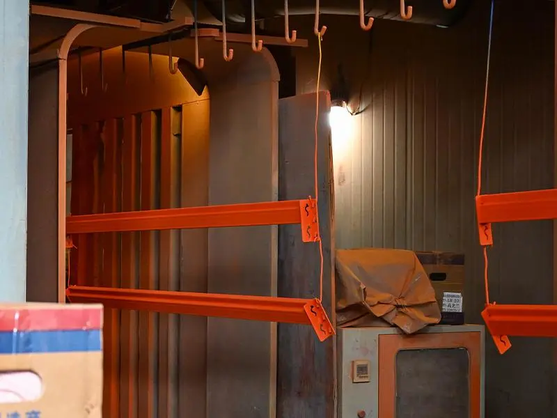 Electrostatic Powder Coating and Curing Oven
