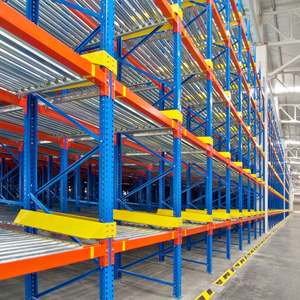 Gravity Flow Roller Racking Systems Heavy Duty Pallet Flow Rack Q235b Steel