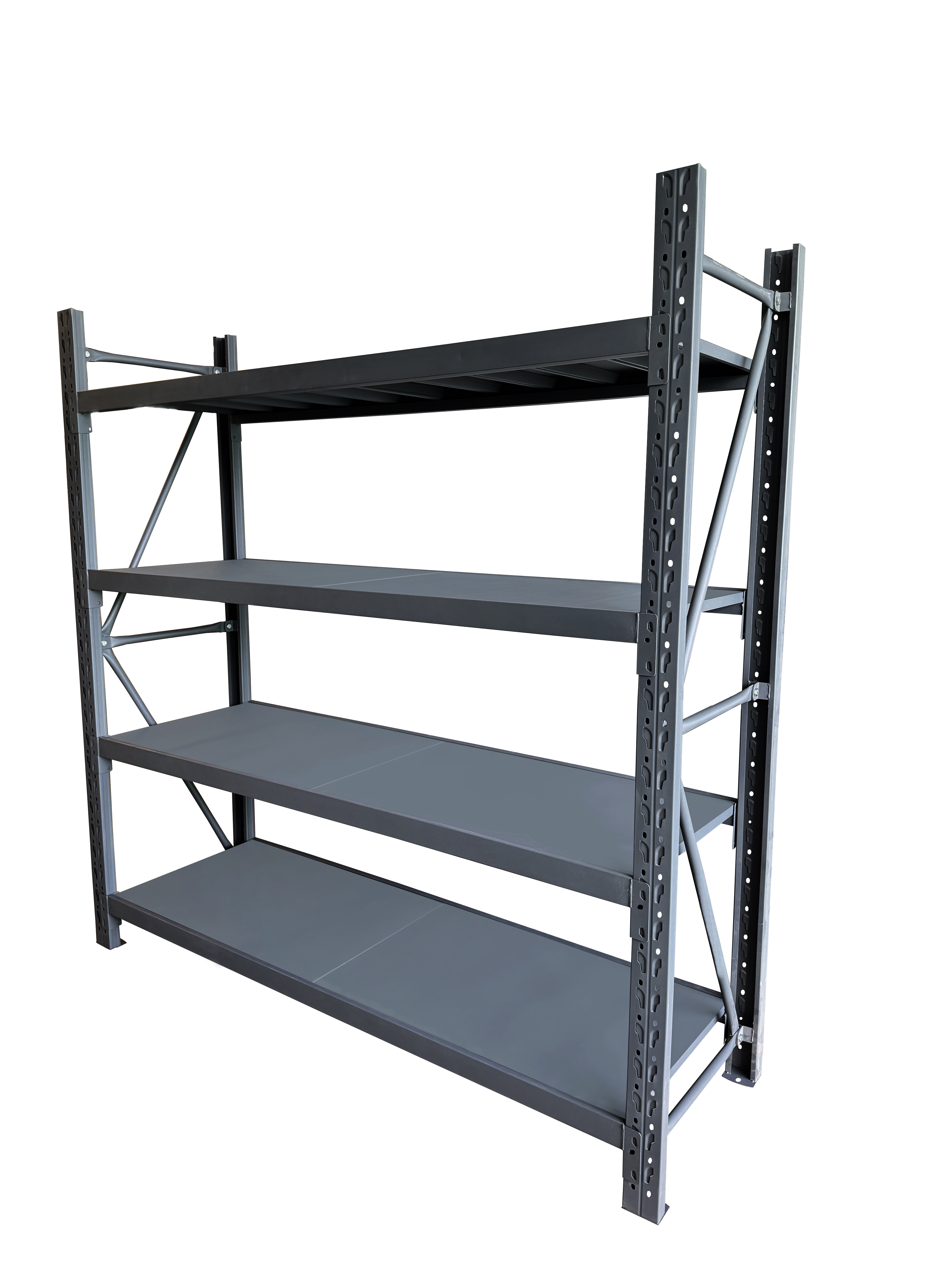 Warehouse Long Span Racking Steel Storage Racks Display Garage Shelves