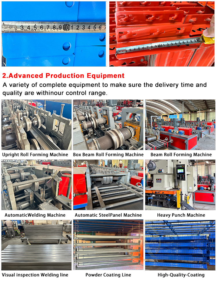 Customized Heavy-Duty Steel Warehouse Pallet System Industrial Racking Pallet Rack Shelving for Industrial Shelves