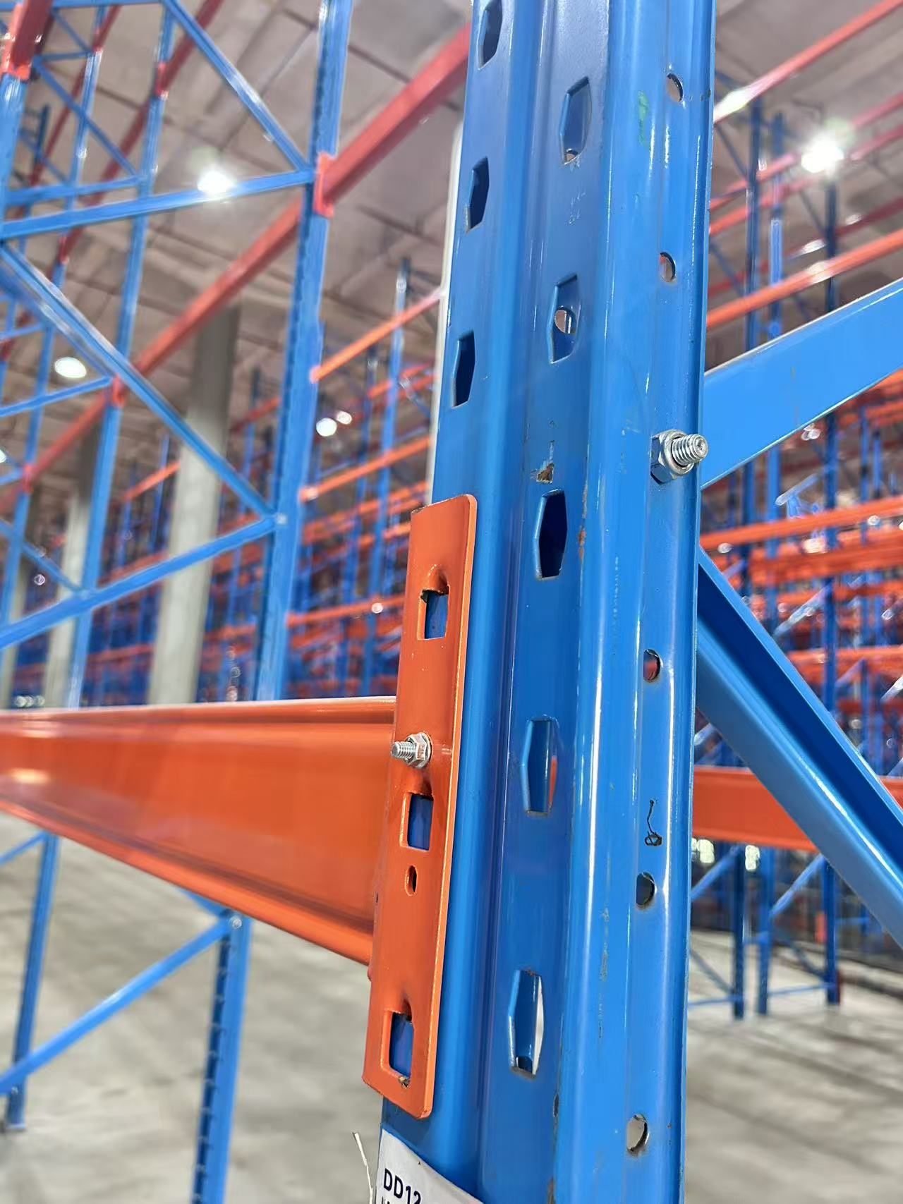 ShunLi Adjustable Steel Powder Coated High-Density Storage Warehouse Rack Double Deep Selective Pallet Racking Shelf Beam Racks