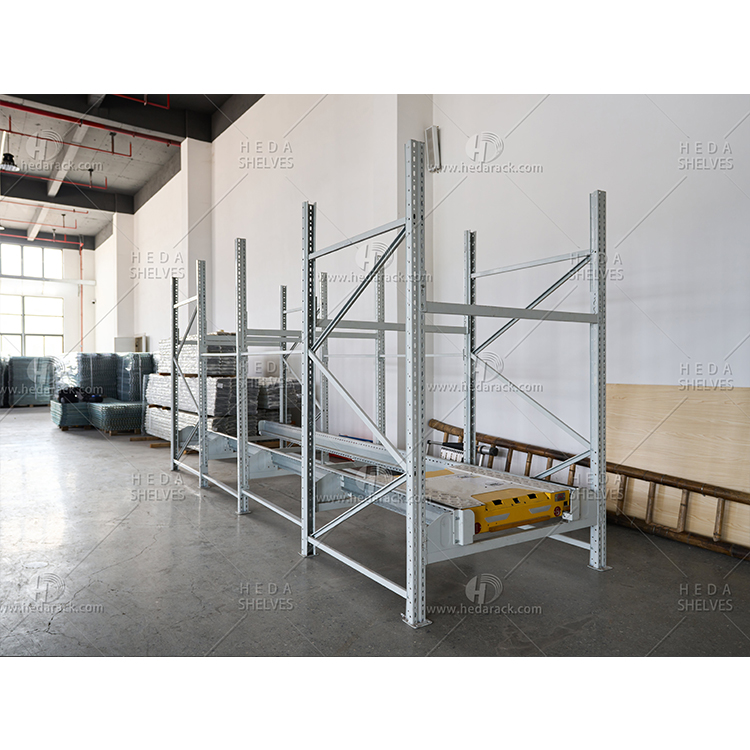 Pallet Shuttle Racking System Warehouse Rack Automatic 4-Way Shuttle Racking Four Way Cold Storage Shuttle Rack