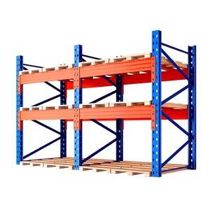 Heavy-Duty Beam-Type Steel Industrial Warehouse Drive-In Storage Racks Detachable Thickened Multi-Tier
