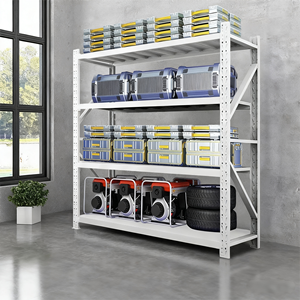 Metal Stacking Shelves 300kg 500kg Warehouse Racking
