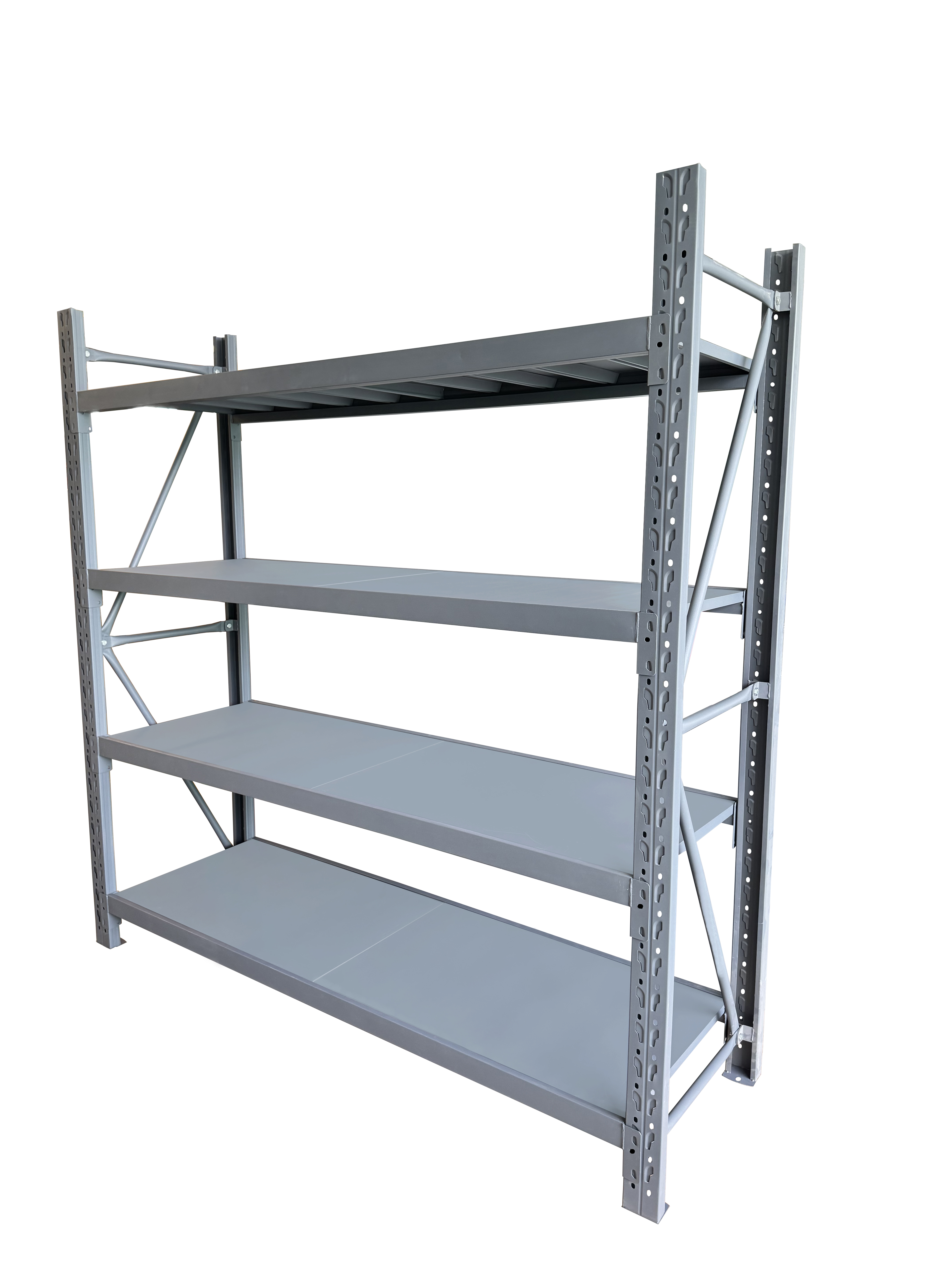 Warehouse Long Span Racking Steel Storage Racks Display Garage Shelves