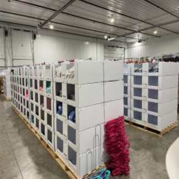 Storage In Warehouse Or Supermarket Stackable Warehouse Storage Bin Corflute Plastic Clothing Parts Shelf Picking Bins
