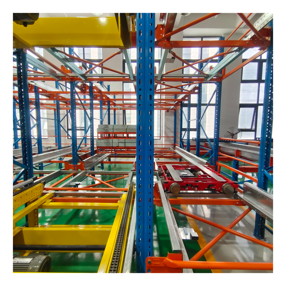 Smart Design High Density Warehouse Racking System Heavy Duty 4 Way Pallet Rack for Cold Room Storage Racks Asrs Racks System