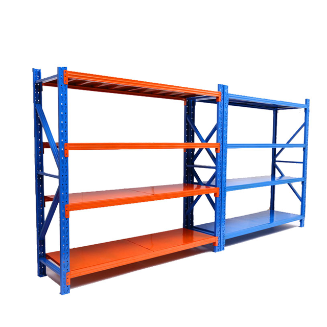 Medium Duty Racking Customizable Long Span Storage Racks Steel Shelving Warehouse Shelving