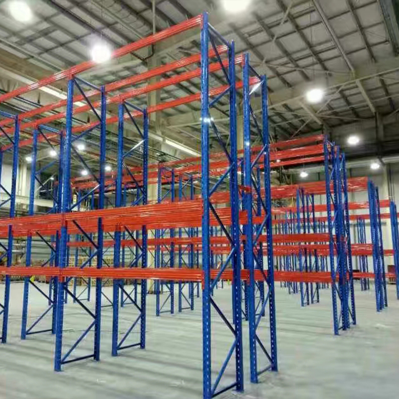 Pallet Warehouse Storage Steel Pallet Racking Heavy Duty Selective Pallet Racking System Double Deep Beam