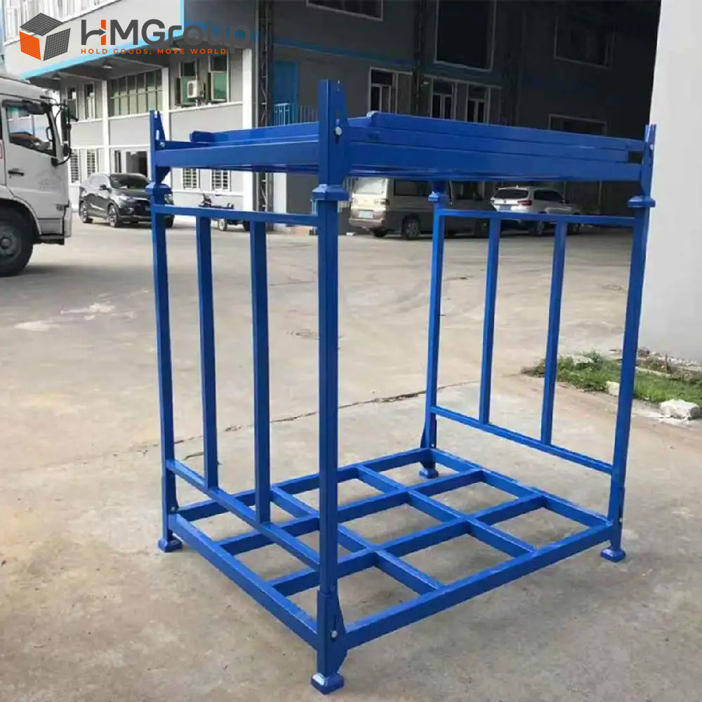 Customization Warehouse Stacking Heavy Duty Powder Coated Rolls Fabric Warehouse Rack