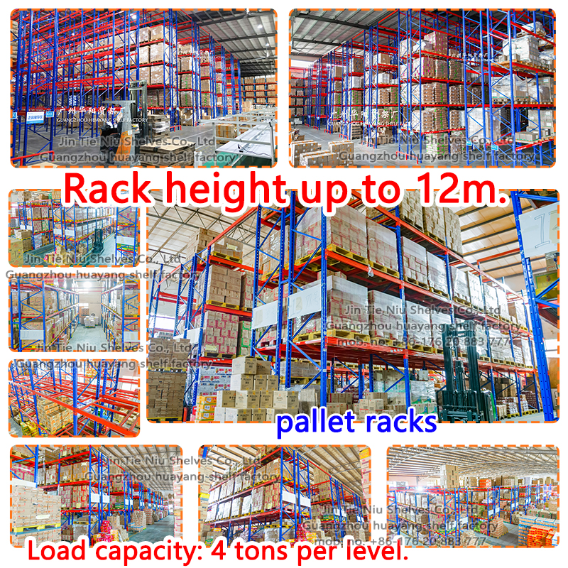 Stackable Storage Rack Pallet Racking Systems Warehouse Equipment 1000KG 2000KG 3000KG Pounds Tons