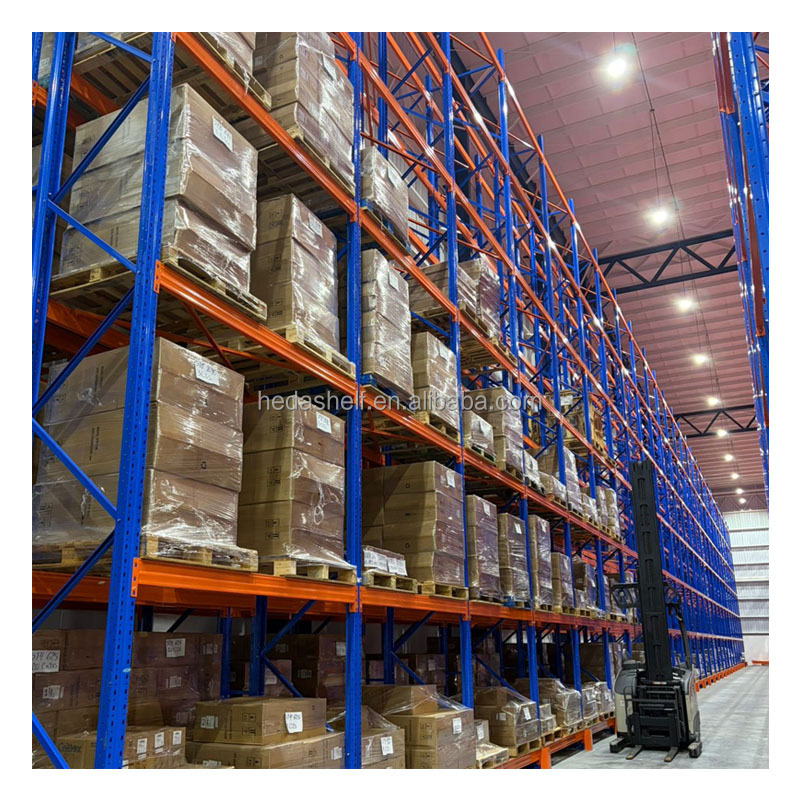 Heda Custom Warehouse Racking Wide Pallet Racking Metal Racks for Warehouse