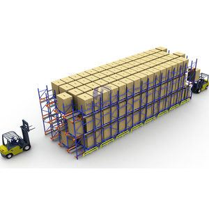 Heda Shelves Four Way Shuttle Rack Warehouse Racking Shuttle Automatic 4-Way Shuttle Racking System