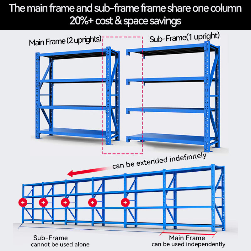 Cheap Wholesale 4/5 Layer Boltless Heavy Duty Racking Warehouse Shelves Industrial Storage Battery Boxes Rack Garage Metal Shelf