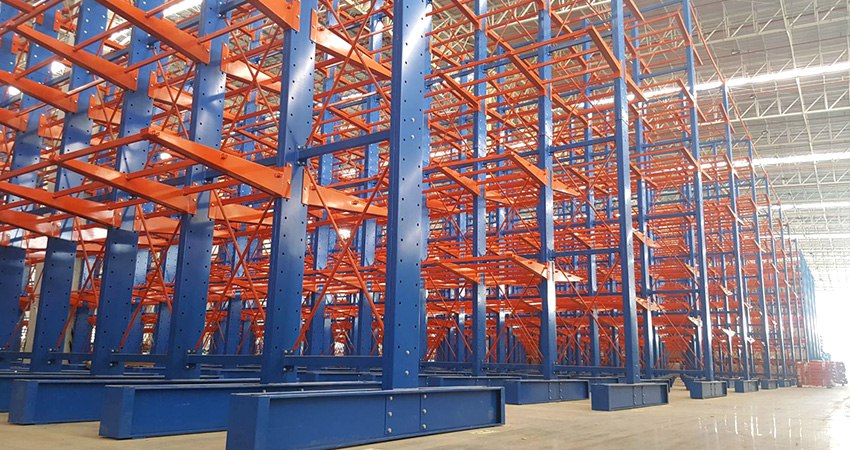 Warehouse Steel Structural Pipe Rack Cantilever Rack