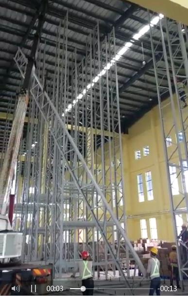 Installation of High Bay Selective Racks - 500 to 9000Kg/Layer Ce Sgs Tuv Iso Heavy Duty Mobile With Storage Bin Rack Shelving for Garage Ing Shelf Shelves