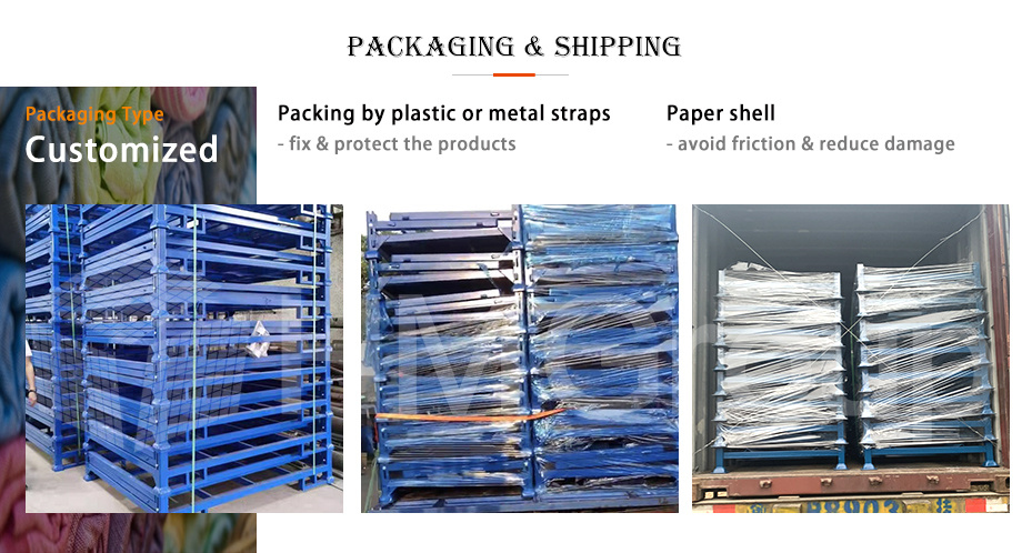 Customization Warehouse Stacking Heavy Duty Powder Coated Rolls Fabric Warehouse Rack