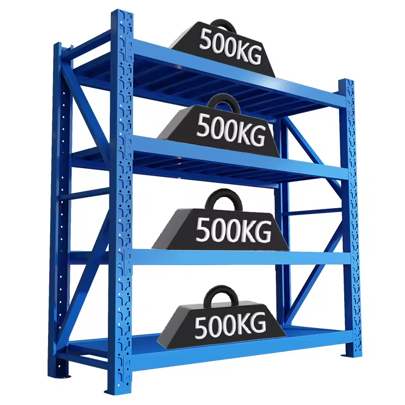 Medium Duty Storage Shelves Units Warehouse Large Capacity Wide Span Racking Metal Rack Display Steel Shelving