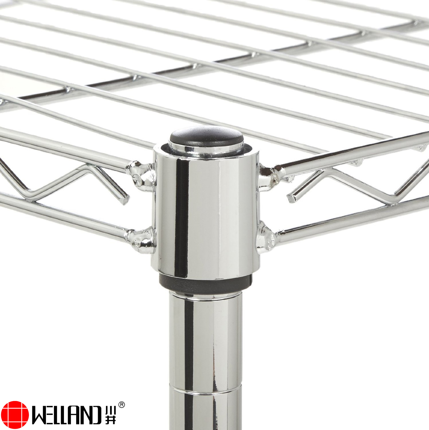 Multi-Use Storage Shelf 4 Layer Industrial Stainless Steel Wire Rack with Wheels for Restaurant Hotel Kitchen