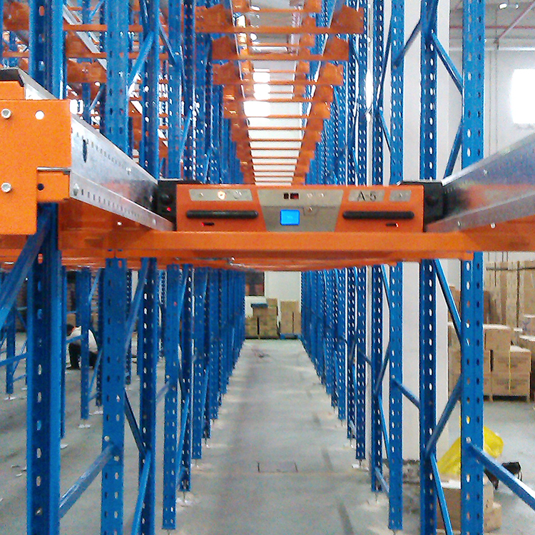 500-3000kg 1 Layer Shuttle Rack Intelligent Pallet Rack System Shuttle Pallet Racking Warehouse ASRS Shuttle Racking System