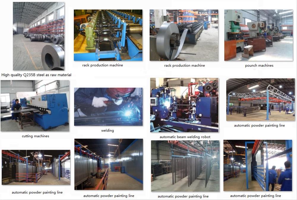 Production Flow - 500 to 9000Kg/Layer Ce Sgs Tuv Iso Heavy Duty Mobile With Storage Bin Rack Shelving for Garage Ing Shelf Shelves