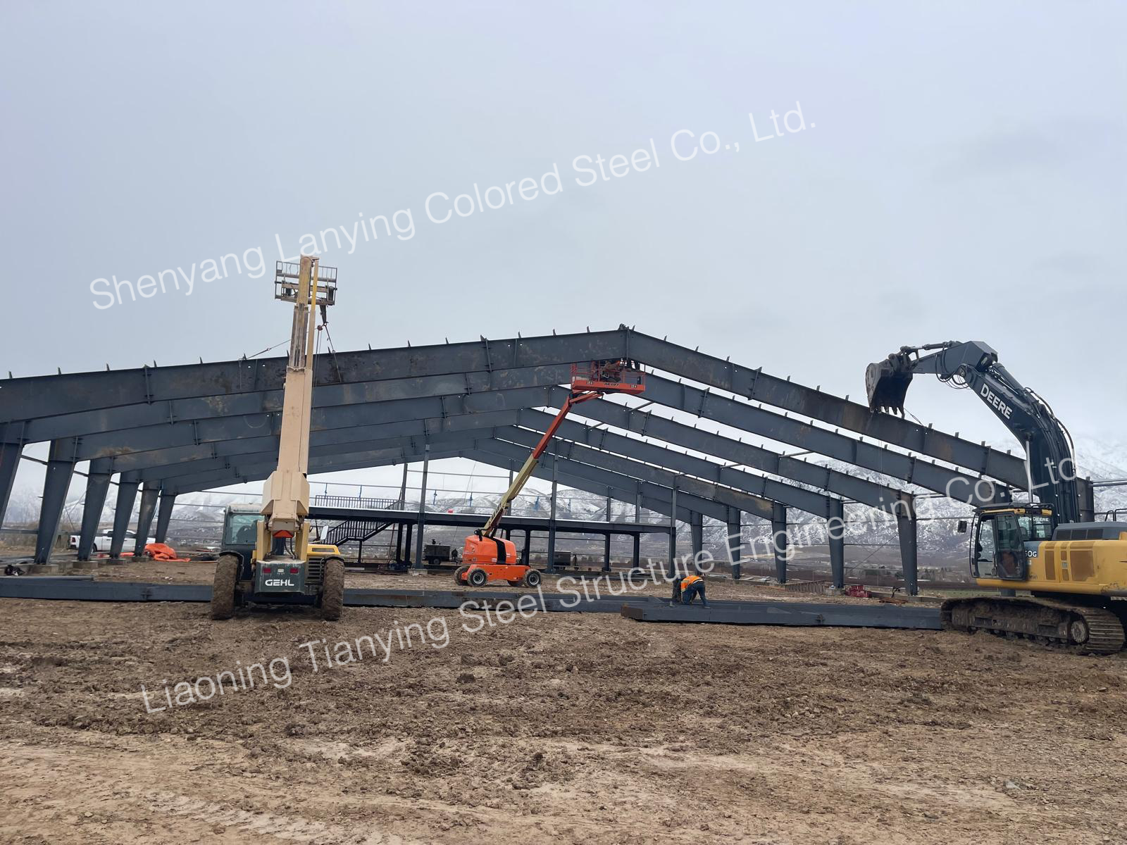Industrial Steel Structure Warehouse Installation