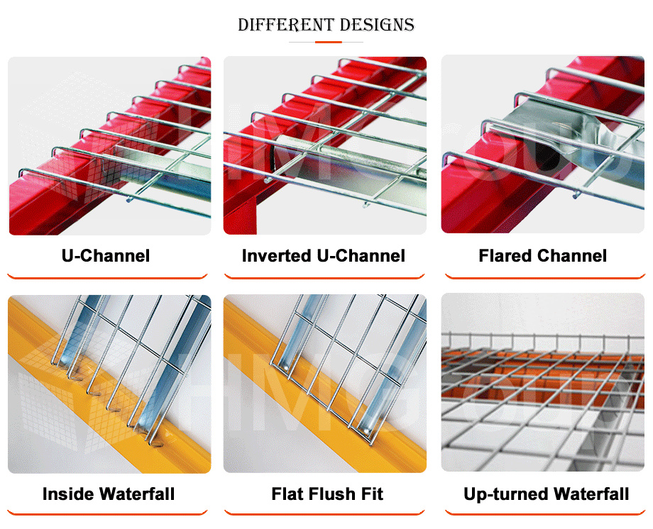 Warehouse Storage System Galvanized Durable Metal Mesh Pallet Racking Wire Decking
