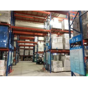 Custom Size Industrial Selective Beam Racking System Multi Layer Adjustable Steel Rack