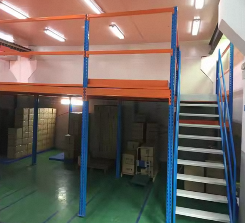 OEM Heavy-Duty Steel VNA Pallet Rack Mezzanine Garret Floor Platform Panels for Factory Workshop Office Warehouse Storage