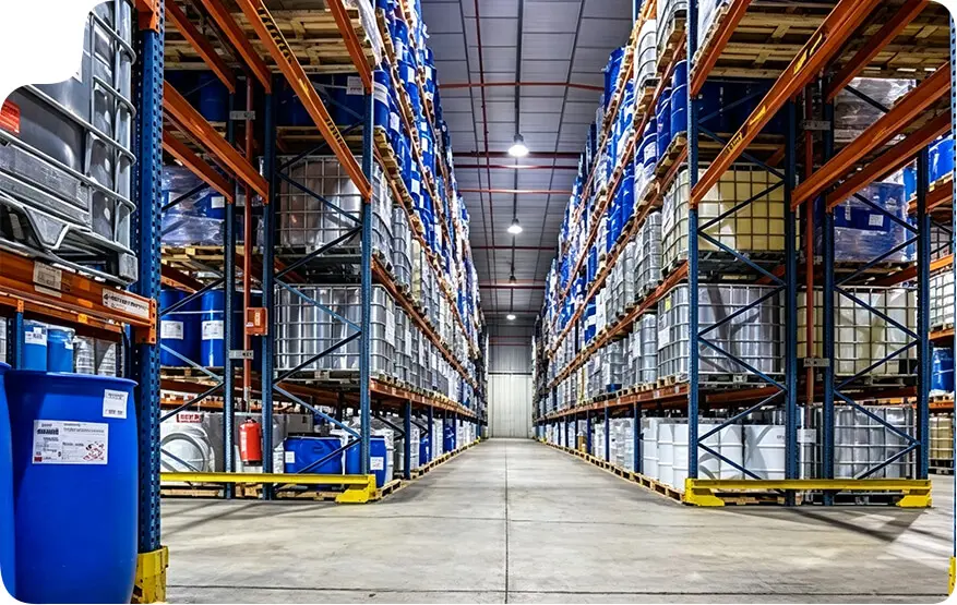 Heavy duty industrial pallet racking for factories and 3PL warehouses